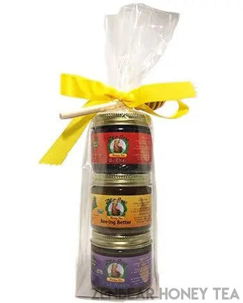 3-Flavor Honey Tea Mini Assortment - Zenbear Honey Tea 3-Flavor Honey Tea Mini Assortment - Zenbear Honey Tea